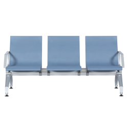 Посетителска пейка с 3 места Carmen CR-1034-4 - синя