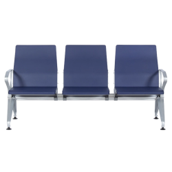 Посетителска пейка с 3 места Carmen CR-1036-3 - синя