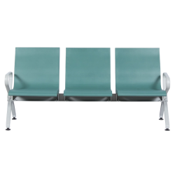 Посетителска пейка с 3 места Carmen - CR-1037-3 - зелена