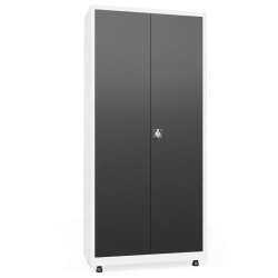 Метален шкаф Carmen CR-5007 - сив+графит